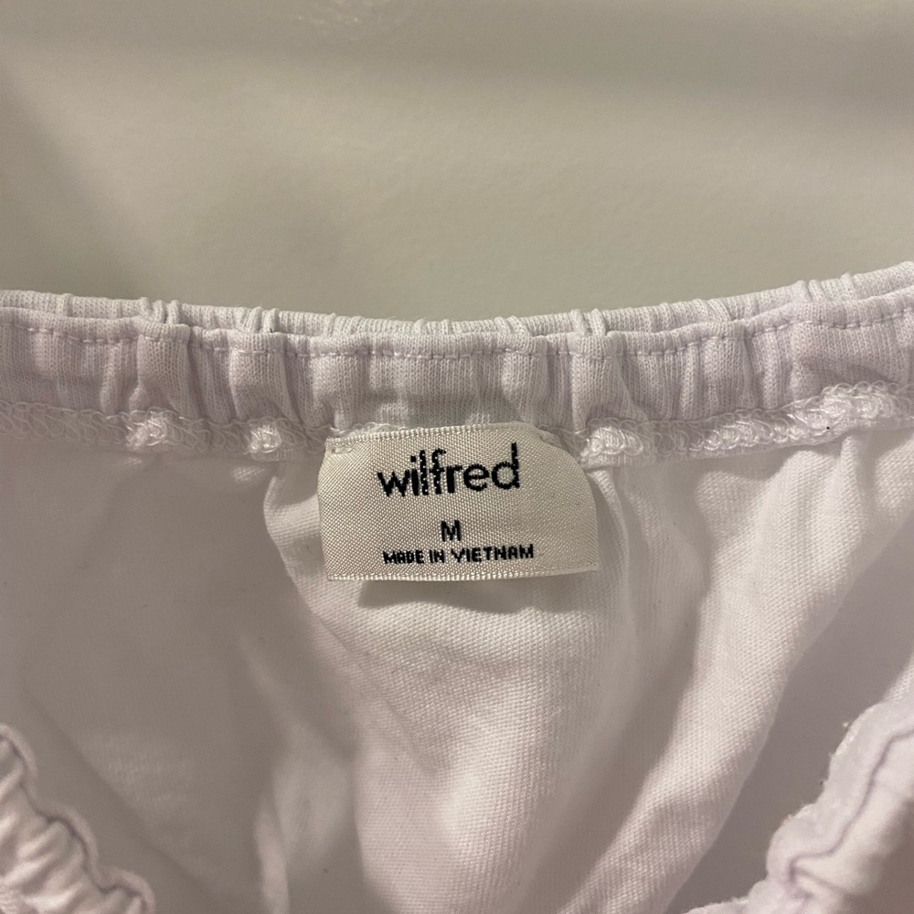 Wilfred White Ruffled Bra Top - Picture 3 of 4